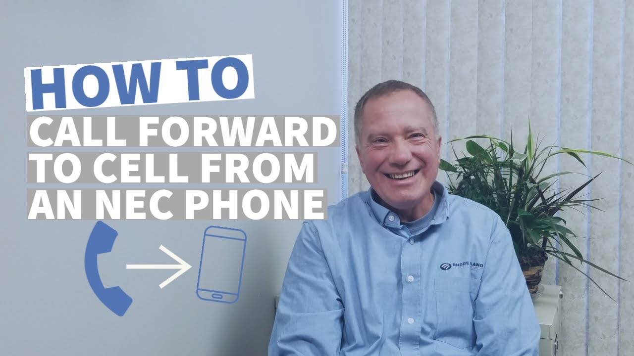 How to forward a call to a cell phone from an NEC phone