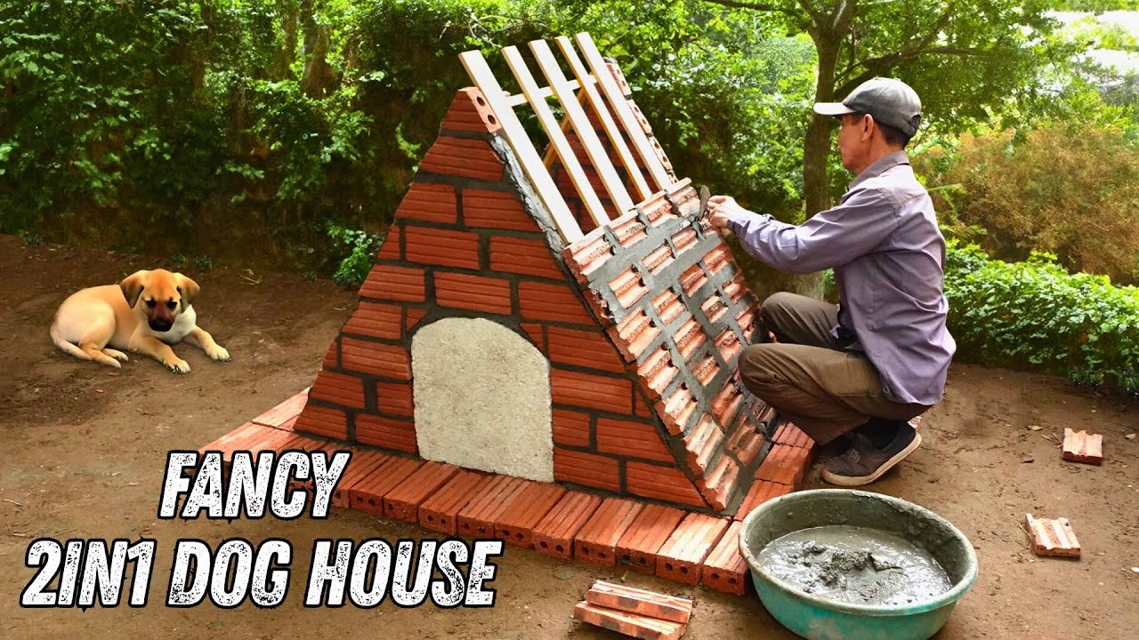 Stunning 2in1 dog house idea for your pets