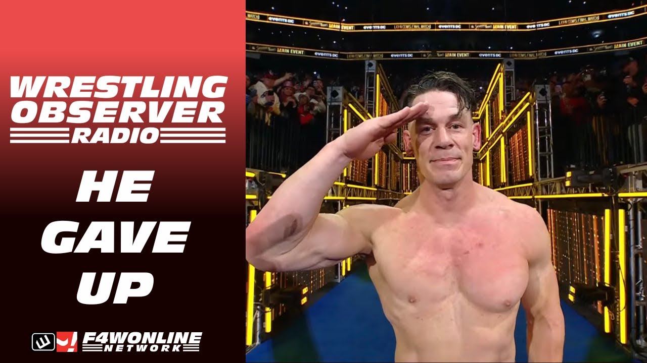 John Cena gives up in his final wrestling match | Wrestling Observer Radio