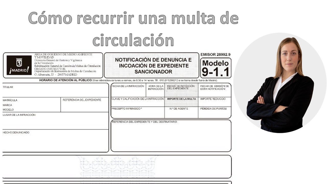 Cómo recurrir tus multas de circulación