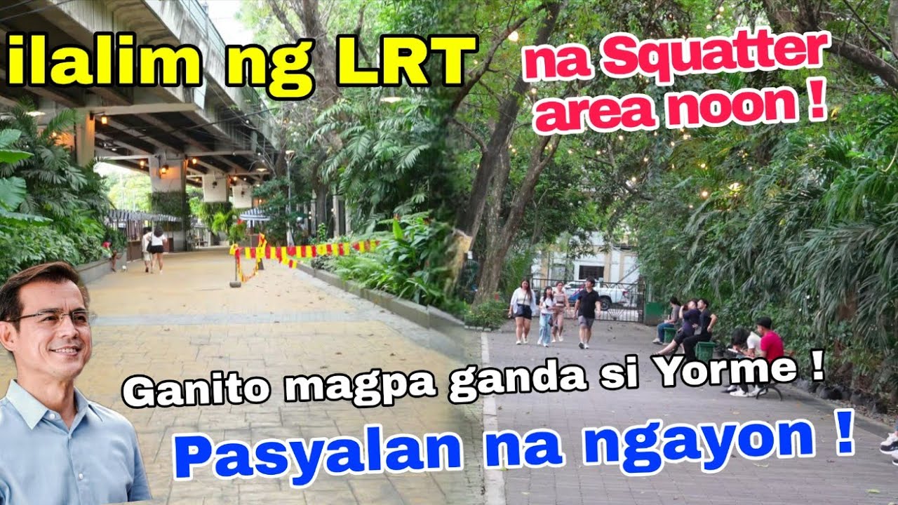 Park na ginawang Squatter area! Tourist spot na ! Forest Park - Pasig River Esplanade Phase 4 