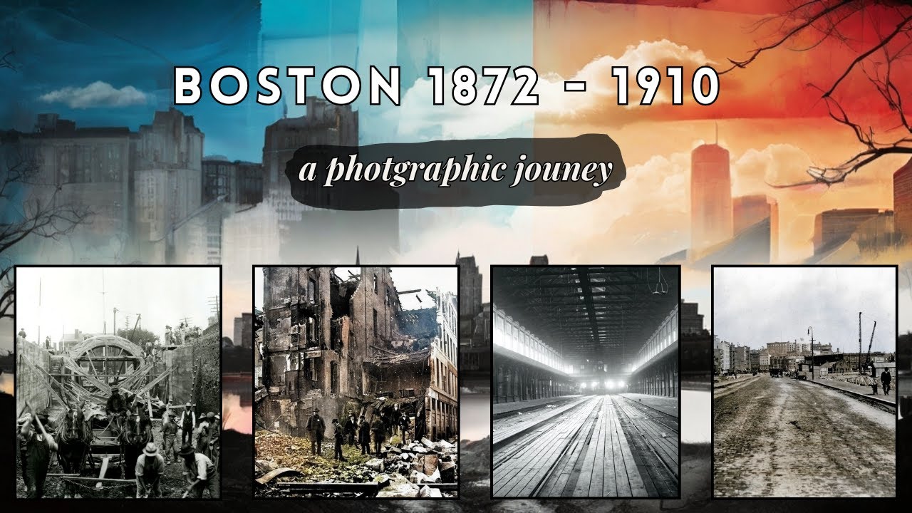 Boston Historical Photos From the Period of 1872 Through 1910