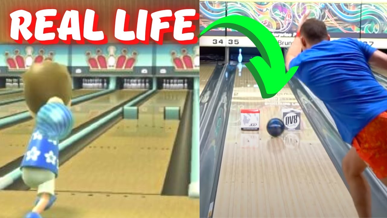 Wii Bowling в реальной жизни!!