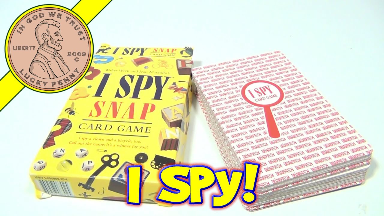 I Spy Snap 48 Jumbo Cards Game, 1998 Scholastic