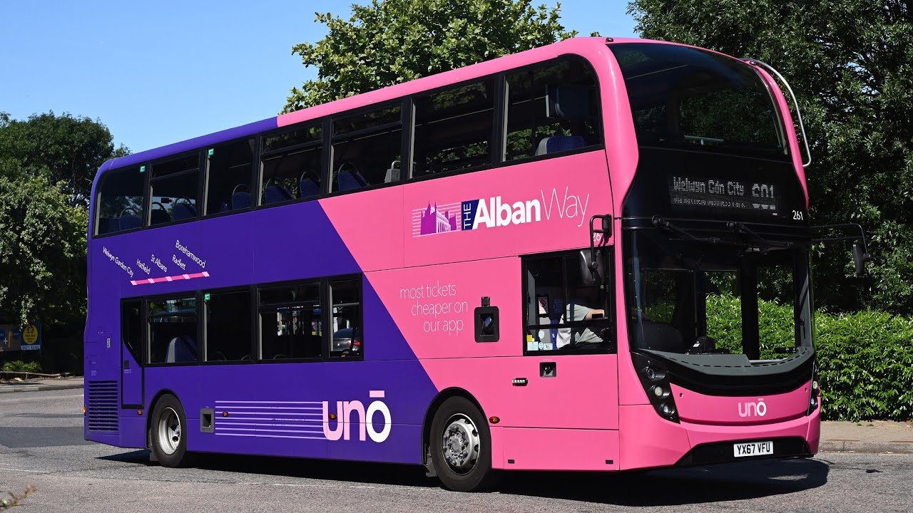 1K SUBS SPECIAL💫* Full Ride: Bus Route 614 Hatfield - Queensbury. Uno Enviro400 MMC 261 (YX67 VFU)