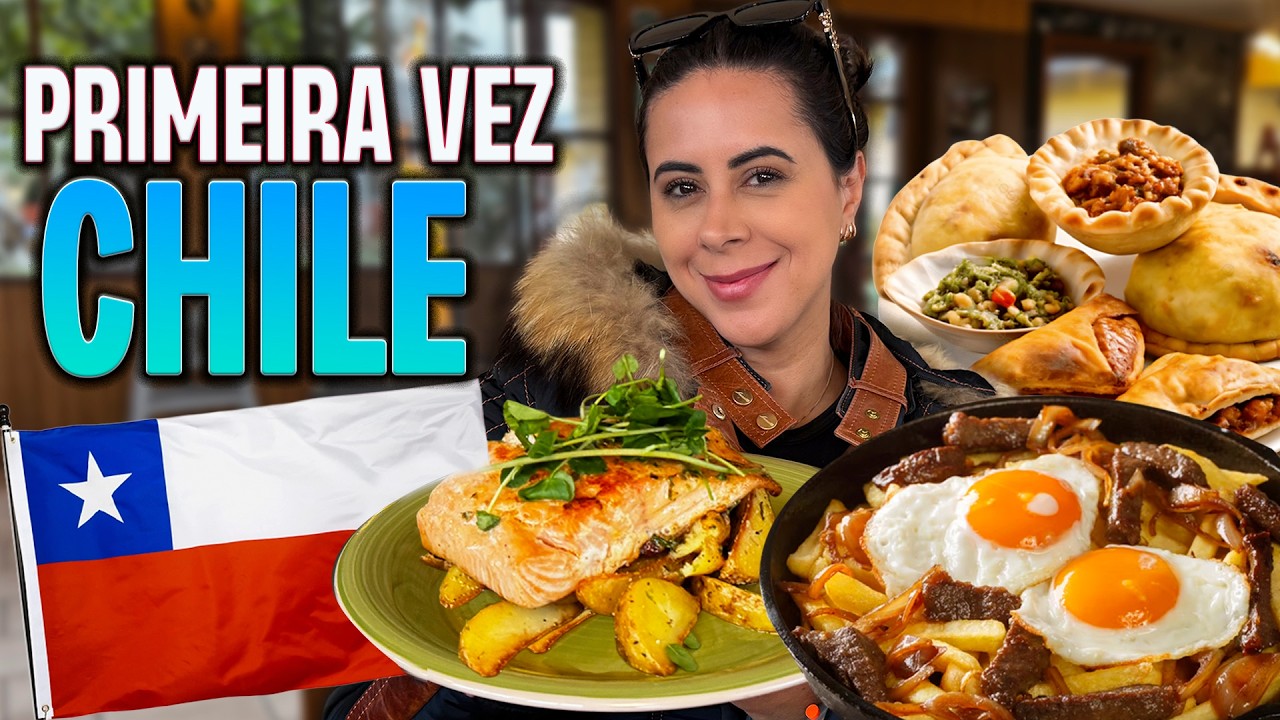 Experimentando Comidas do Chile. Surpreendeu Muito!