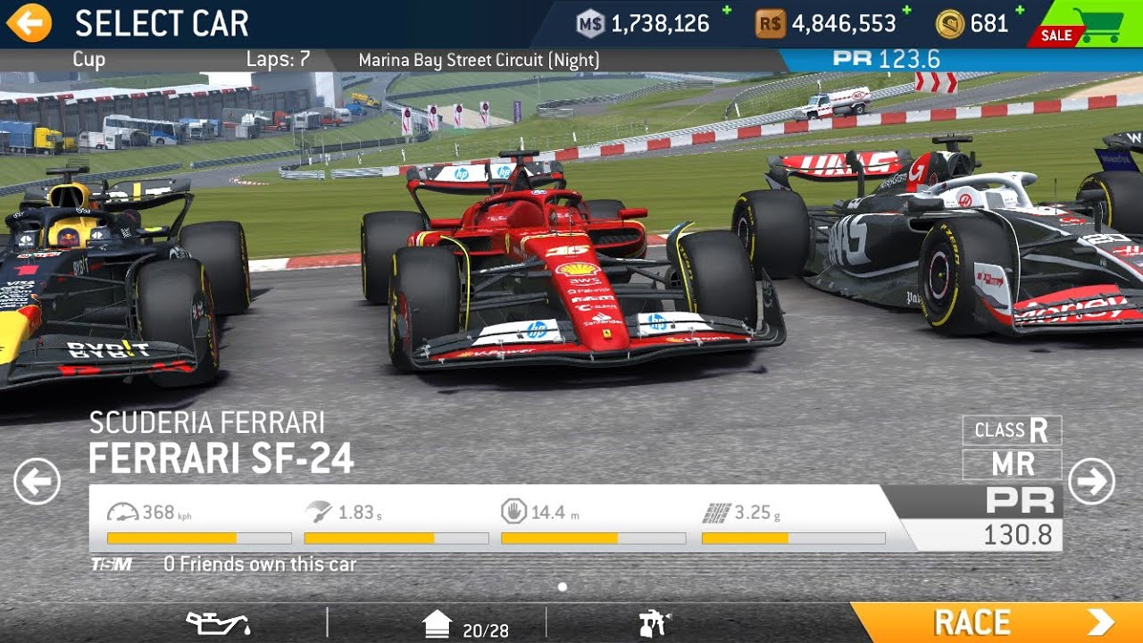 Real Racing 3 Scuderia Ferrari SF-24