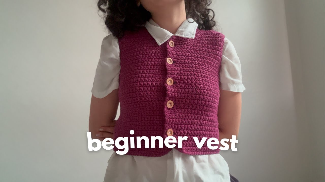 Minimal Crochet Vest
