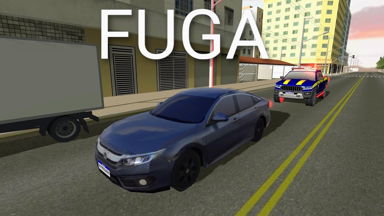 TENTEI DAR FUGA DE CARRO NO MOTO WHEELIE 3D