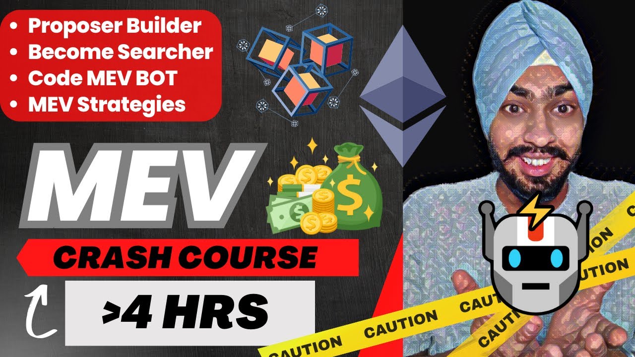MEV Crash Course | Maximal Extractable Value | PBS | Master MEV Bot | Searcher, Builder & Proposer⛓️