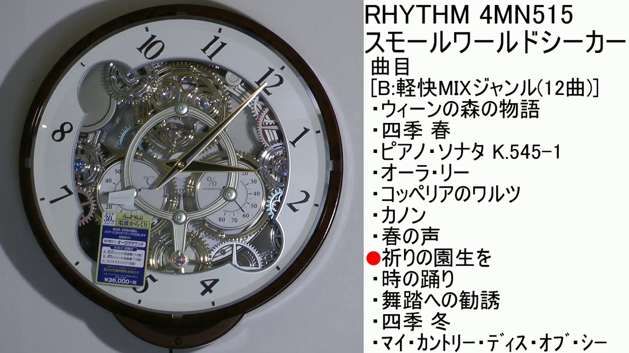 RHYTHM スモールワールドシーカー 4MN515 [B曲目]