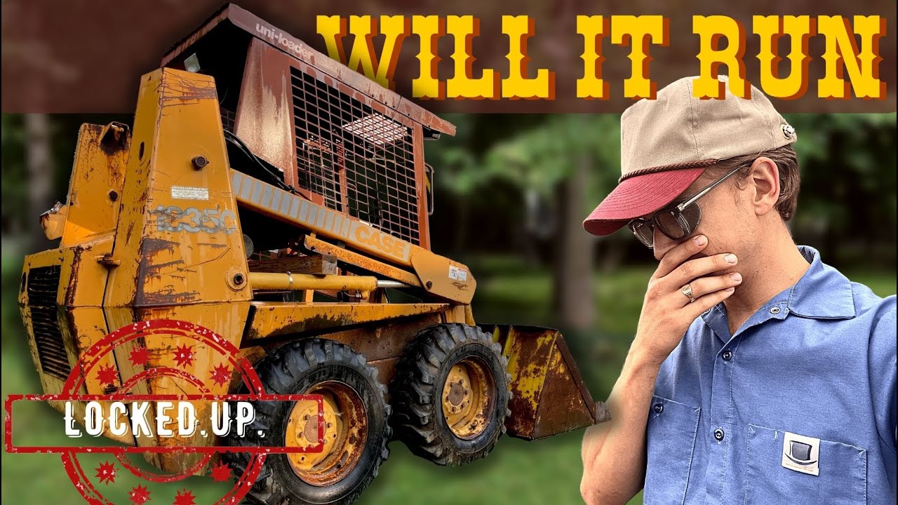 Cheapest SKID STEER On Marketplace - WILL IT RUN??  Case 1835C Diesel
