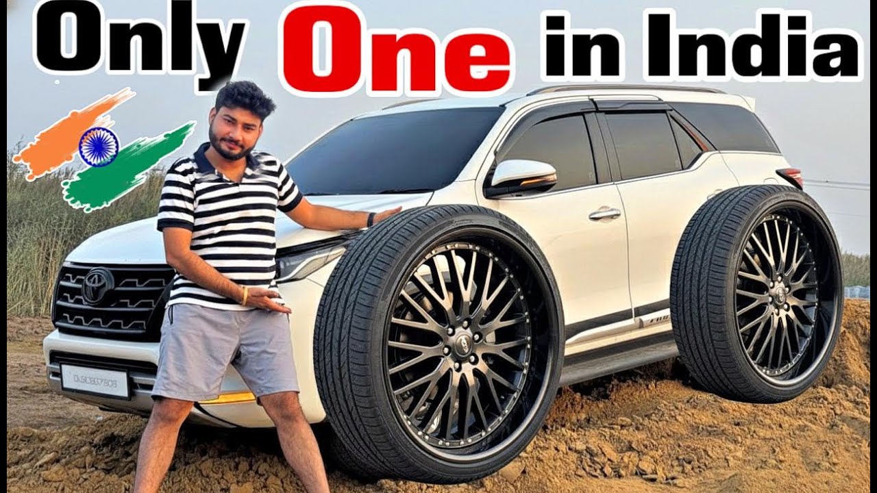 Best ALLOYS ever! 👌 ₹3 Lakh के Wheels लगवा दिए Fortuner में 👌 Z Black 🖤