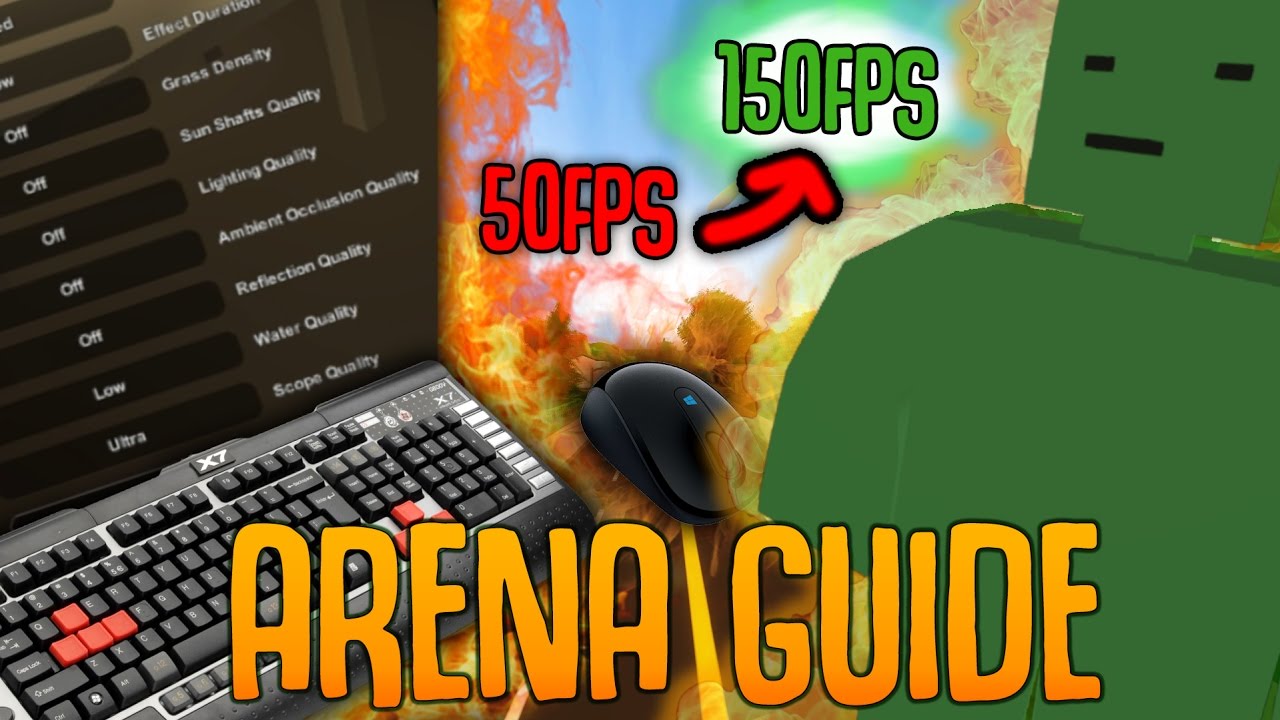 UNTURNED ARENA PRO GUIDE! (Tips & Tricks) - SETTINGS & CHARACTER