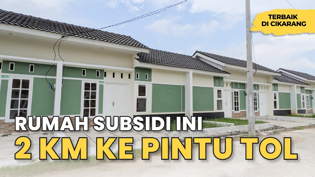 RUMAH SUBSIDI CIKARANG PREMIUM 30/60 DOUBLE DINDING| PERUMAHAN HARMONY SINDANGMULYA CIBARUSAH