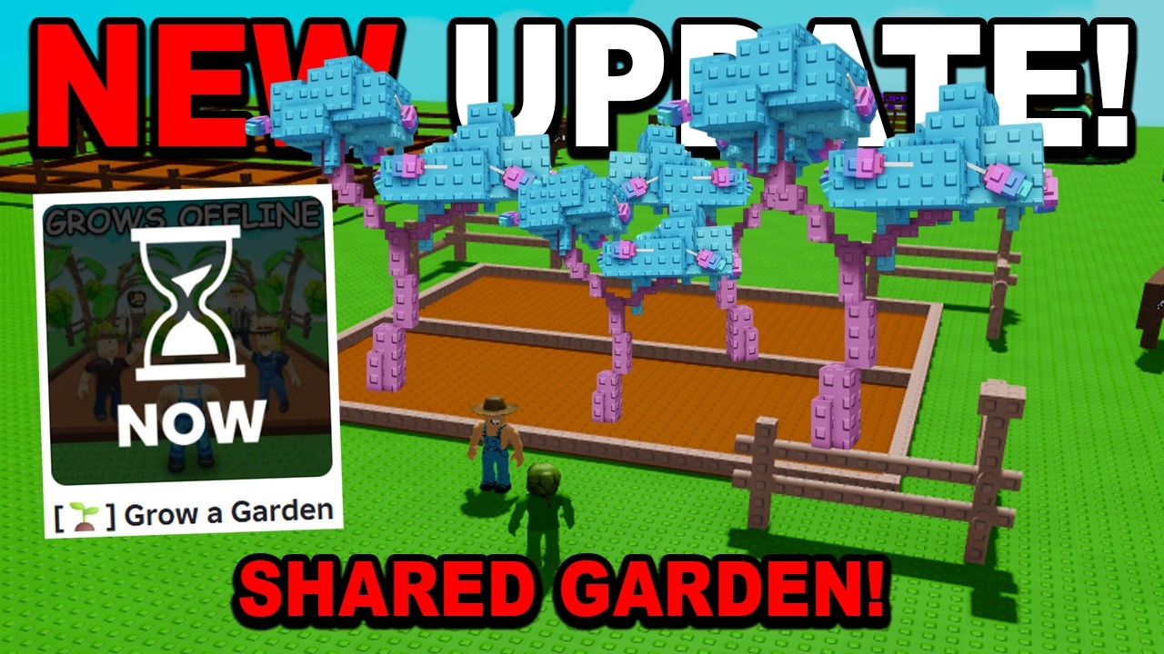 НОВОЕ ОБНОВЛЕНИЕ ОБЩЕСТВЕННОГО САДА!! в игре Grow a Garden ROBLOX