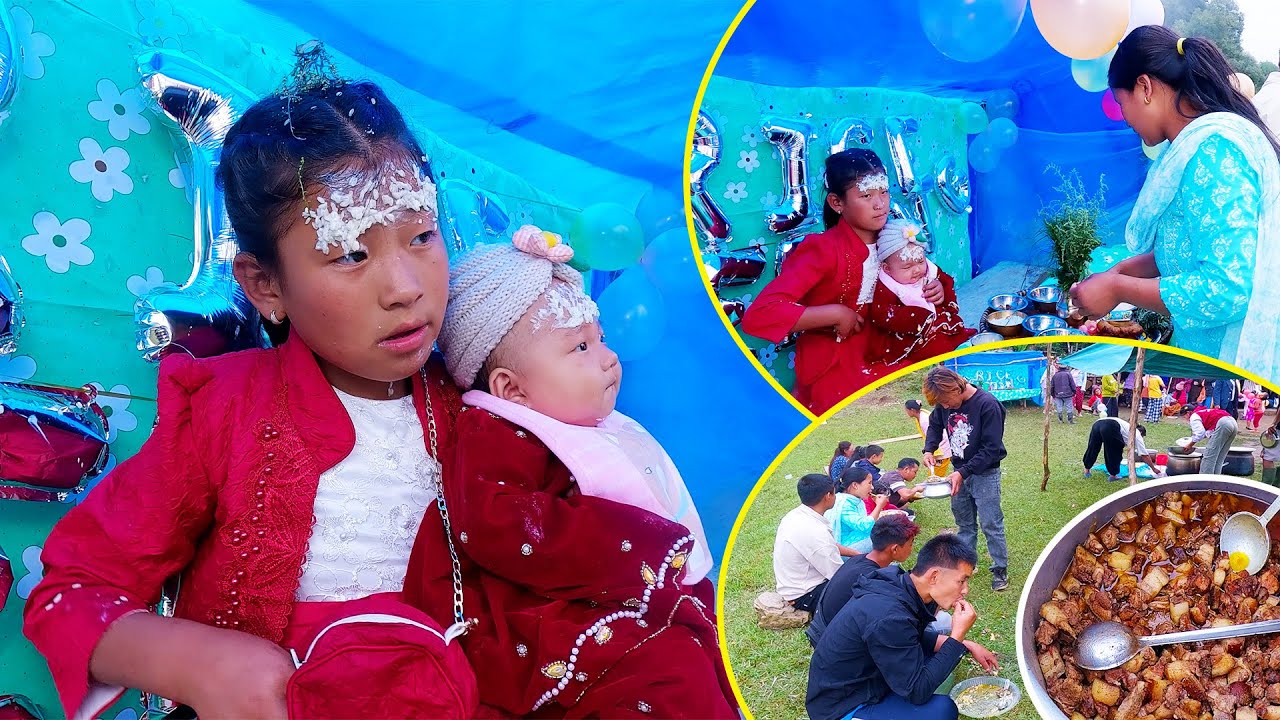 Weaning Ceremony of Baby UNISHA II Rice feeding Ceremony NEPAL@AloneAdhirajnepal