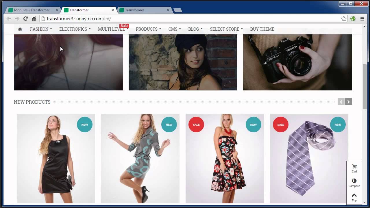 How to make your theme look like the Transformer theme demo store 7