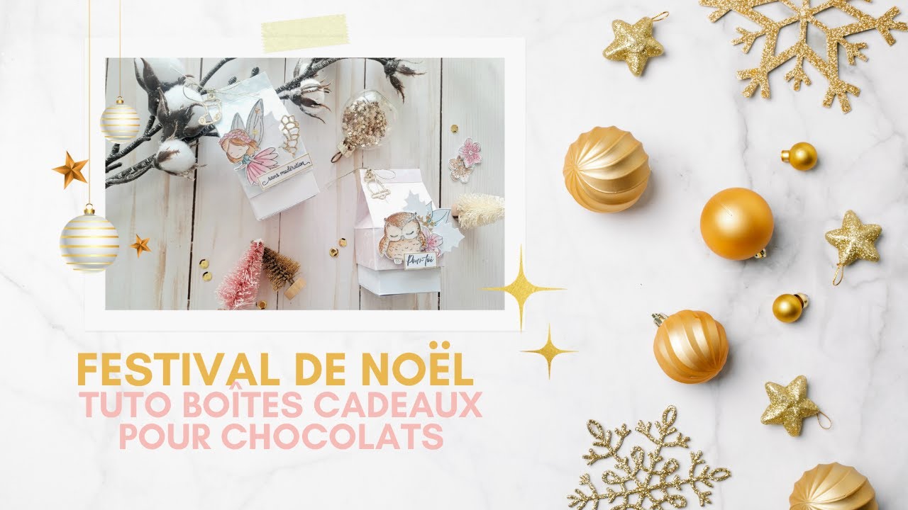 [Tuto] Festival de Noël : On réalise des boîtes cadeaux ensemble