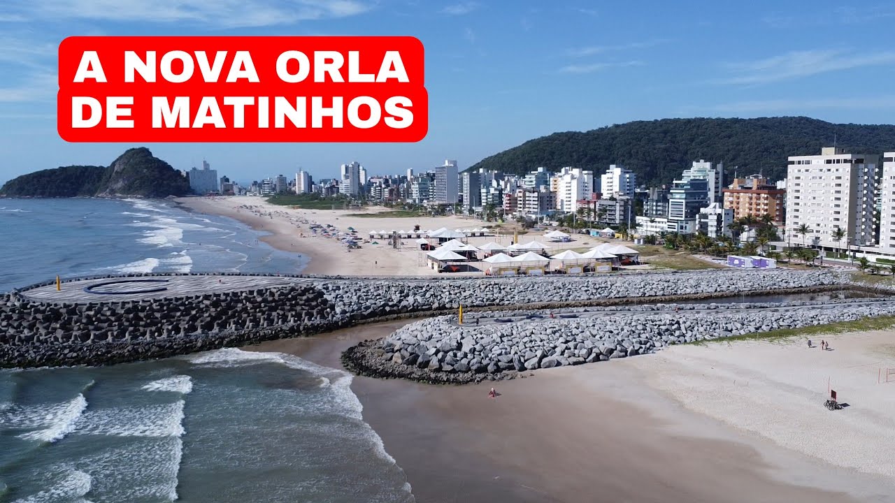 De volta a praia, veja como ficou a nova orla da Praia de Caiobá Matinhos