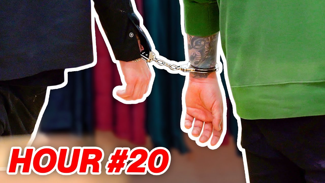 24 HOURS IN HANDCUFFS (CHALLENGE)