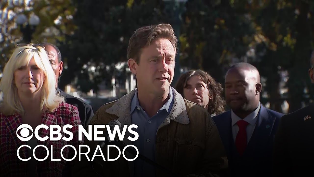 Denver Mayor Mike Johnston speaks after Vibrant Denver bond passes
