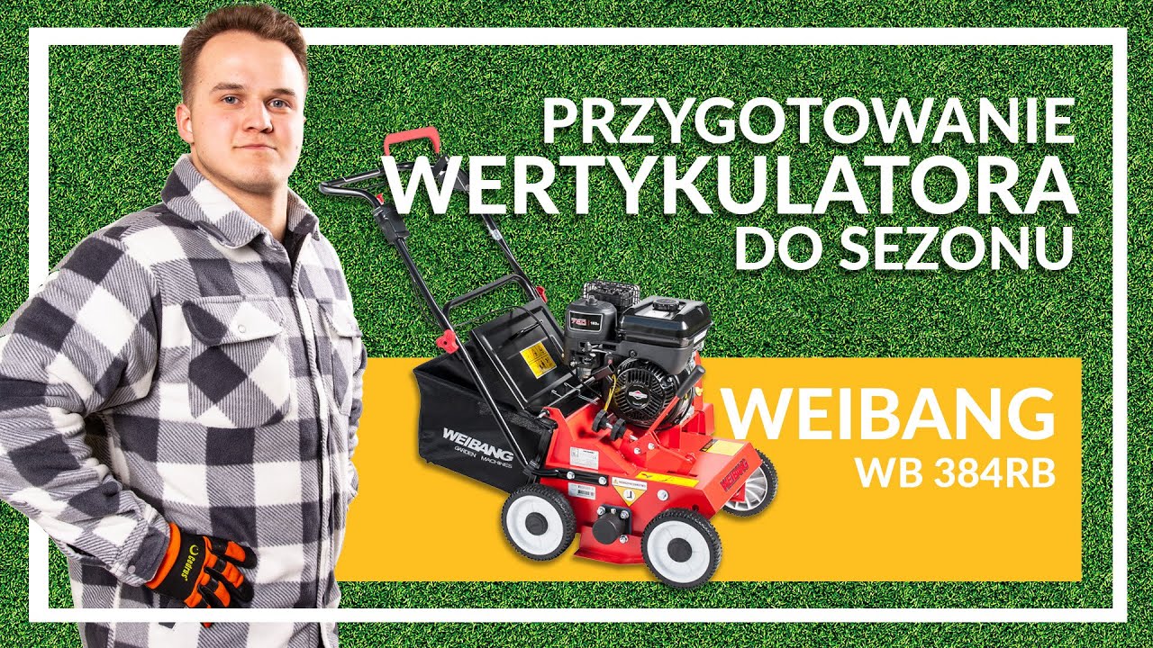 Przygotowanie do sezonu wertykulatora Cedrus WB384RB | CEDRUS na warsztacie