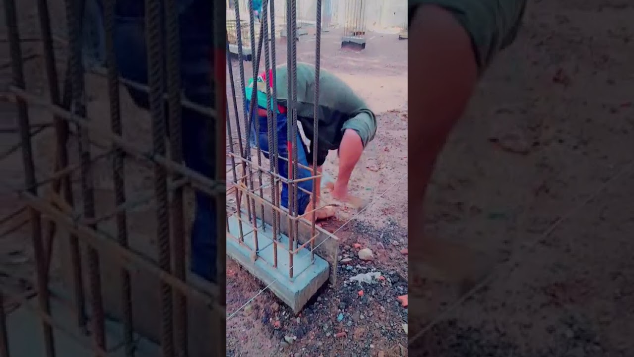 شد الخيطان قبل تنفيذ الميدات المسلحة المدفونة .ومعرفة الزيادة والنقصان في الرقاب المصبوبة.
