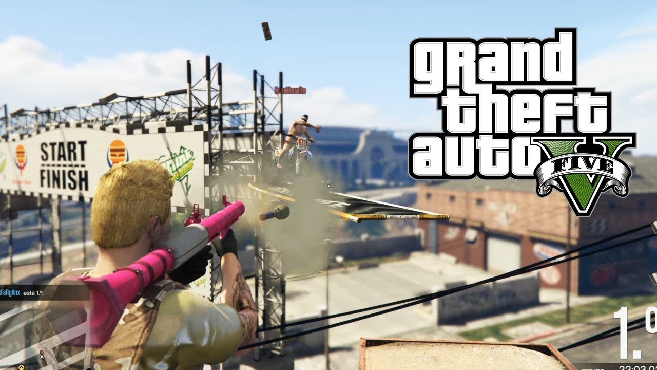 NI SE TE OCURRA FARGAN! PARKOUR GTA V