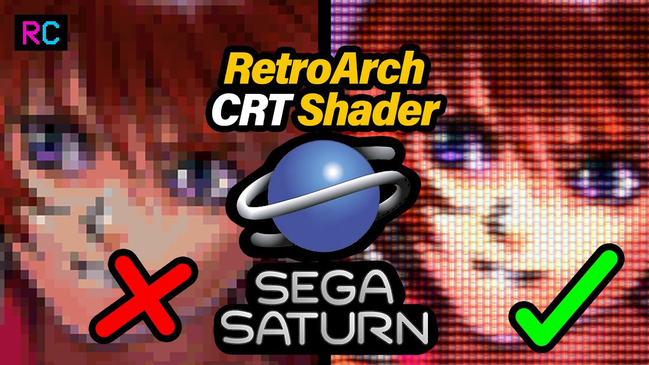 Sega Saturn - RetroArch CRT TV Shader/Filter