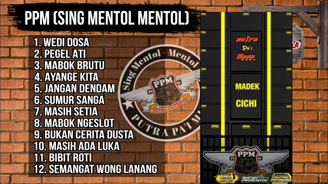 SINGA DANGDUT SING MENTOL MENTOL PUTRA PAI MUDA FULL ALBUM PILIHAN TERENAK
