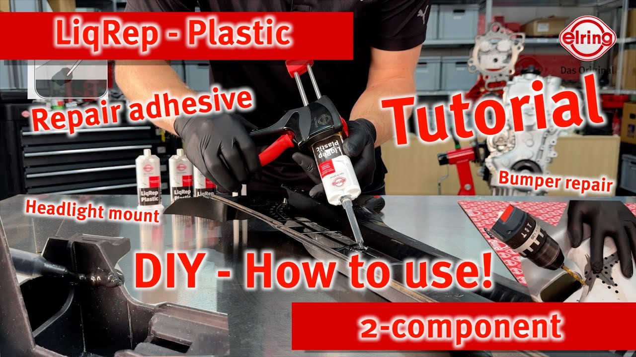 Elring - LiqRep Plastic | 2-Component Adhesive for Plastic | 2-Komponenten Klebstoff Plastic