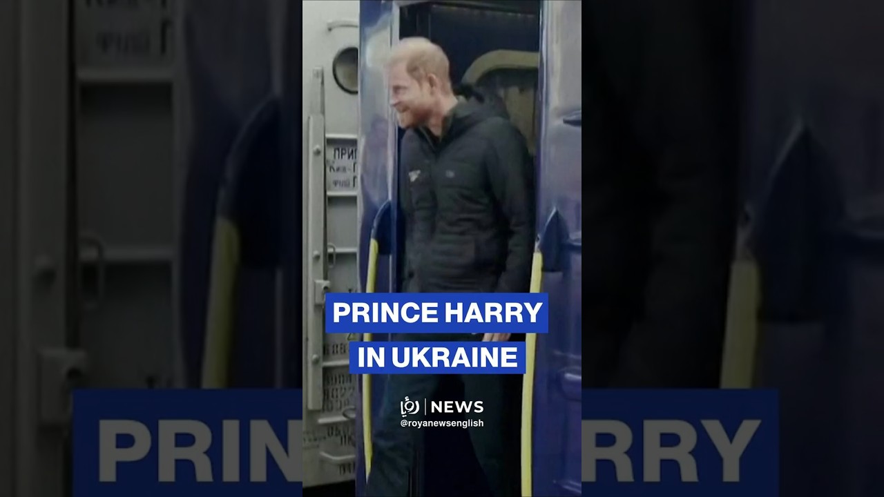 Prince Harry in Kyiv on surprise trip to Ukraine
