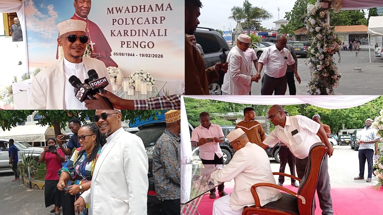 #MUFTI  NA SHEIKHE MKUU WA TANZANIA ASAINI KITABU CHA MAOMBELEZO YA KITABU CHA HAYATI KARDNALI PENGO