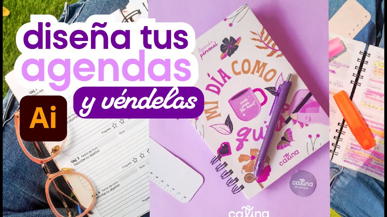 ¡APRENDE HACER AGENDAS PERSONALIZADAS DESDE CERO! | Curso de Illustrator. PARTE 1