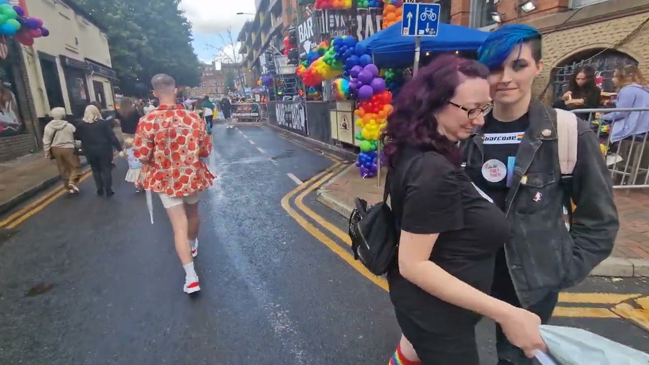 Manchester Pride I got question to by quiet a lot of security around canal Street area