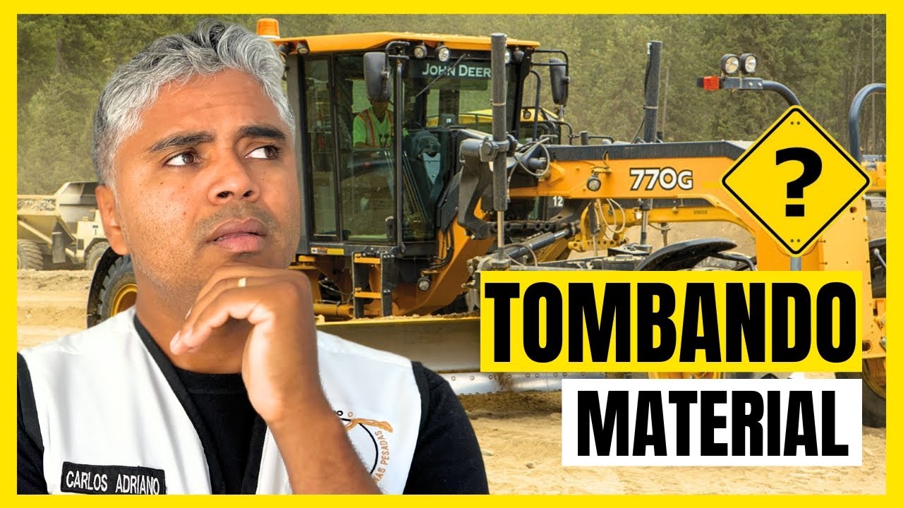 COMO tombar material com PATROL na TERRAPLANAGEM dicas para INICIANTE na terraplanagem