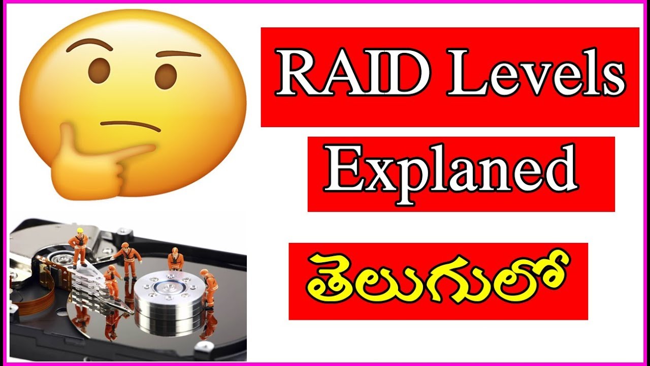 What is RAID In Telugu, RAID Levels Explained In Telugu | Hard Disk