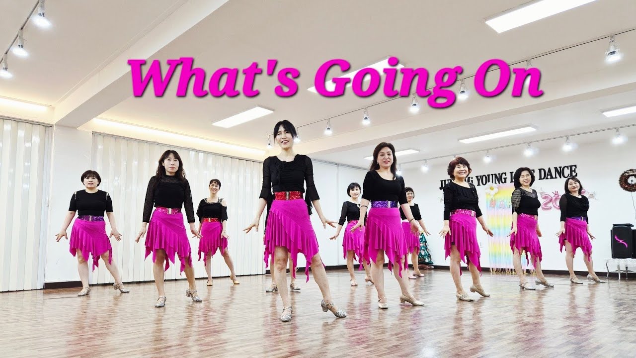 What's Going On Line Dance#정미영의라인댄스#화곡역3번출구#강서구라인댄스#나누리동호회#리뷰클래스#달빛라인동호회#아미고라인동호회