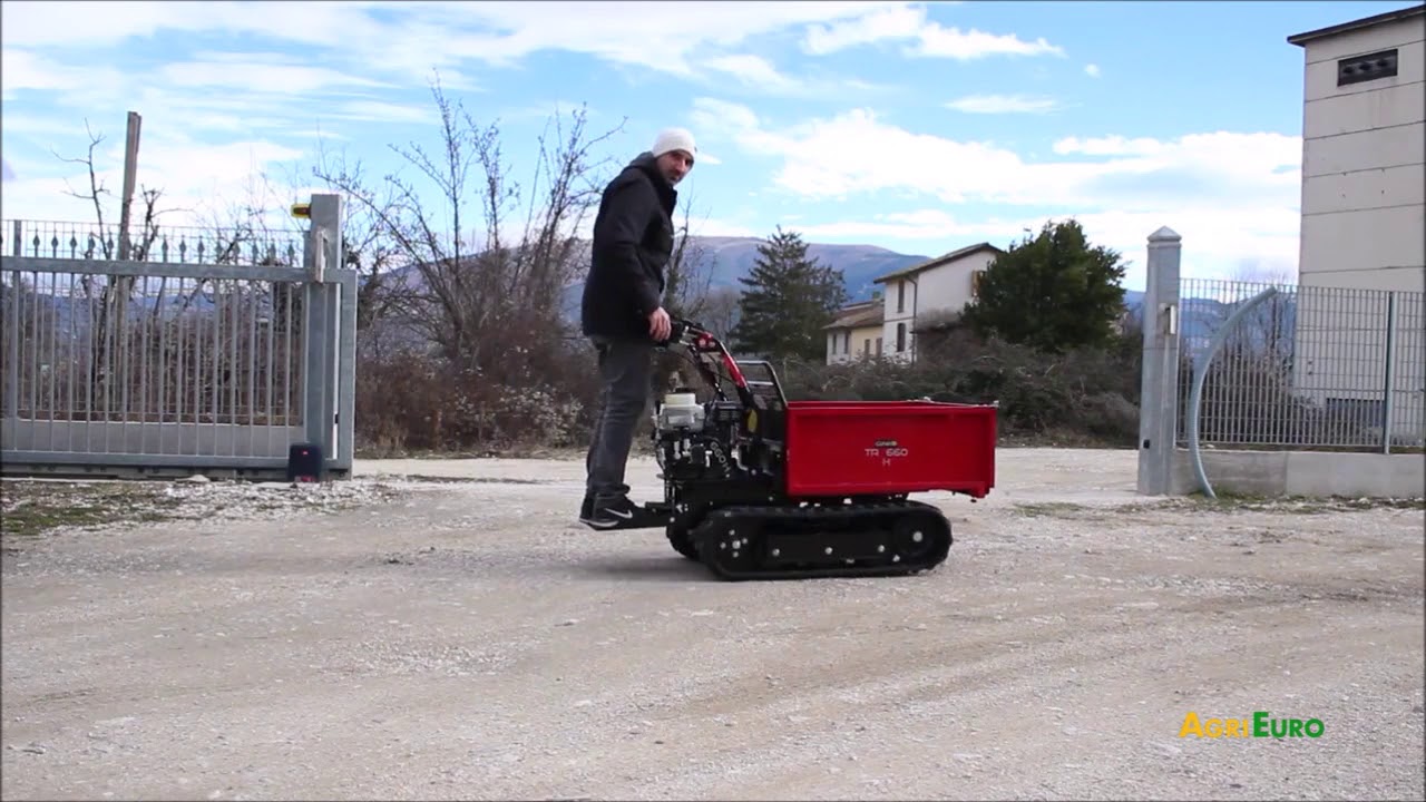 Guide d'utilisation pour la Brouette &agrave; moteur transporter GINKO TR 660H GX200