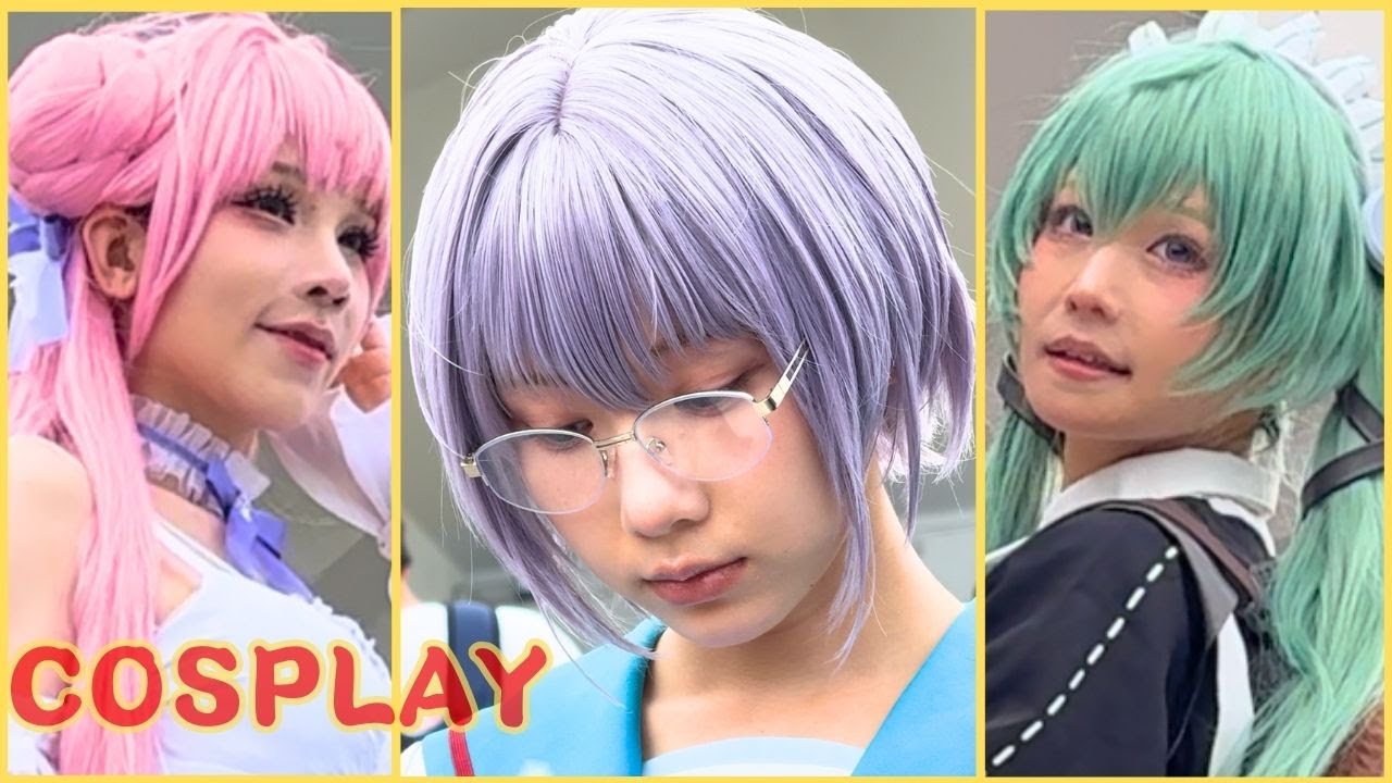 【Cinematic】Anime Expo trio goes viral: school vibe & gamer style- コスプレ- UncleSoup