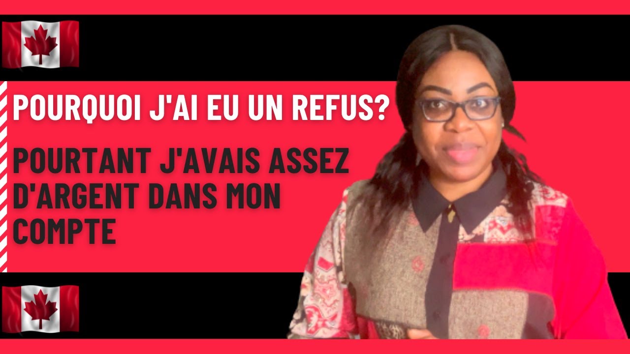 POURQUOI J'AI EU UN REFUS? POURTANT J'AVAIS ASSEZ D'ARGENT DANS MON COMPTE.