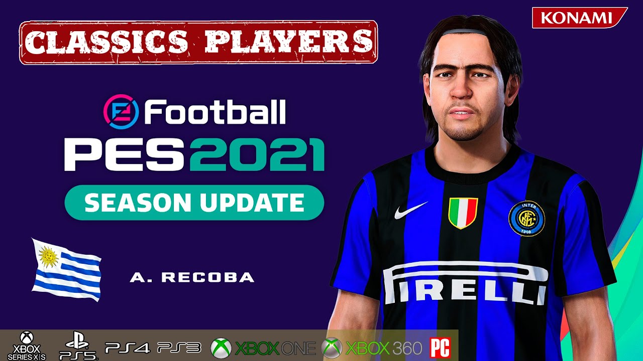 A. RECOBA face+stats (Classics Players) How to create in PES 2021