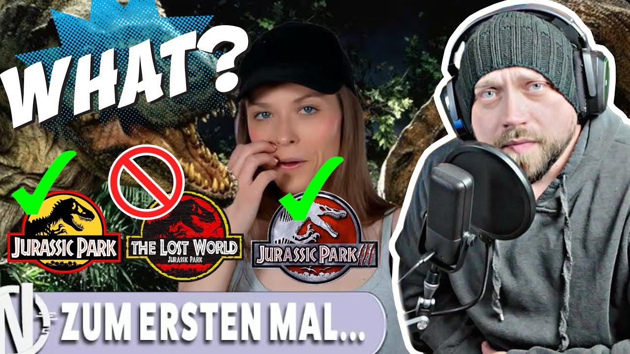 Jurassic Park zum ERSTEN Mal gesehen?! 🤯 @Filmpoesie  reagiert auf die Dino-Klassiker!