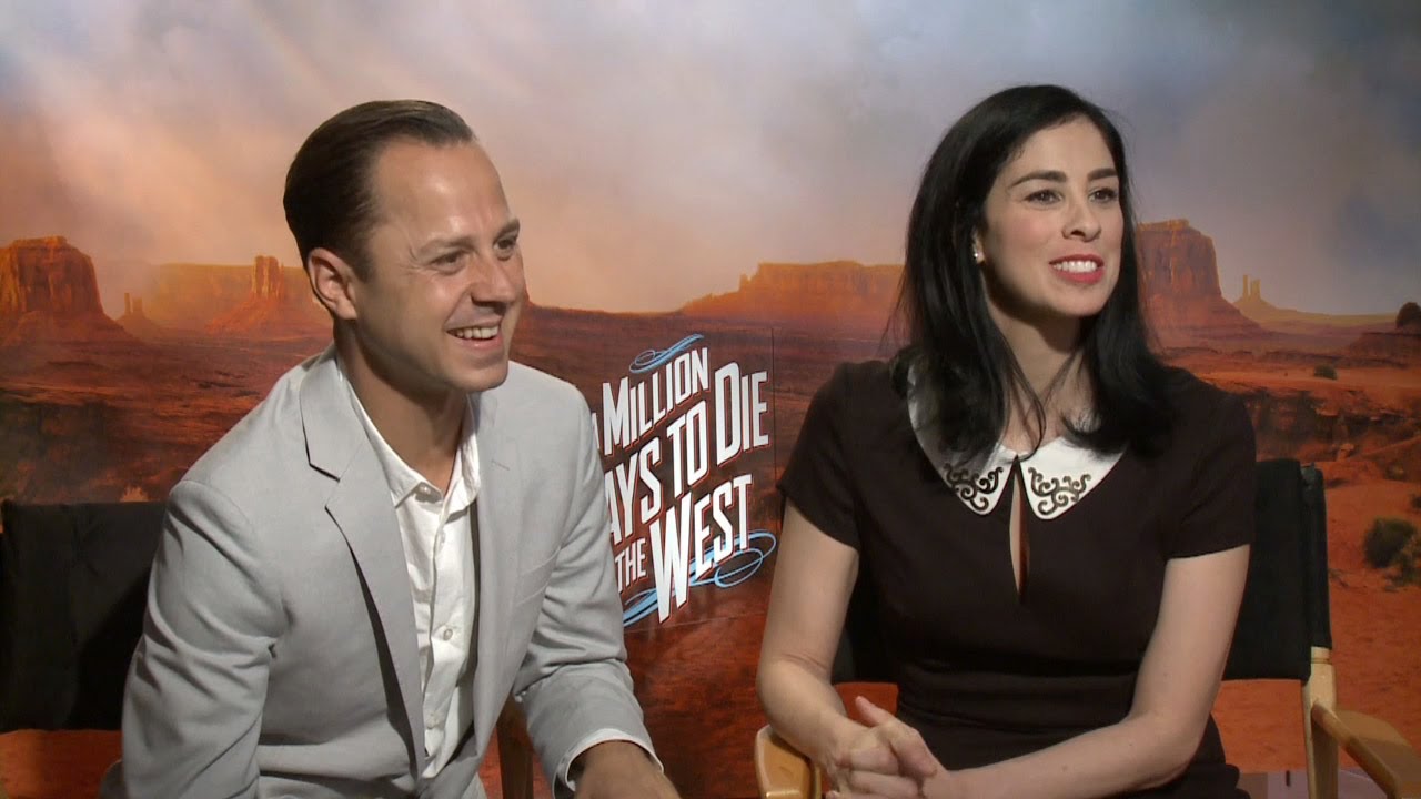 Giovanni Ribisi & Sarah Silverman - A Million Ways to Die in the West Interview HD