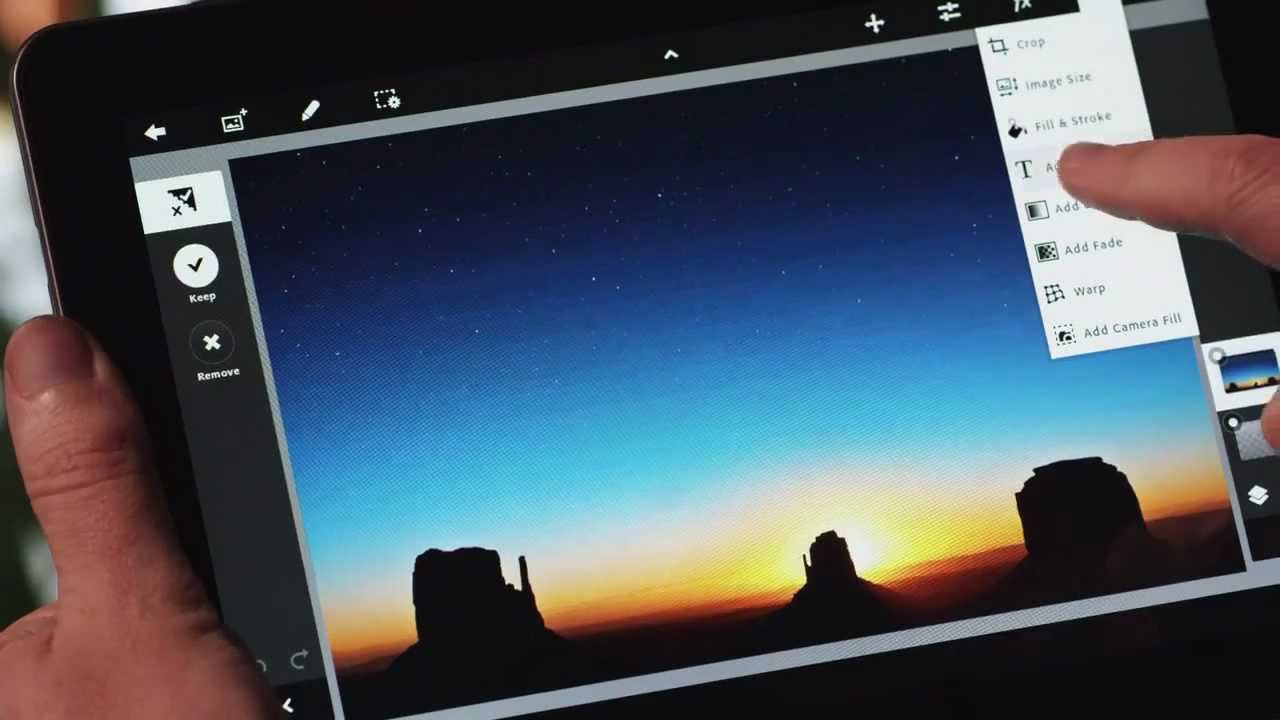 Adobe Photoshop Touch - обзор программы для Android