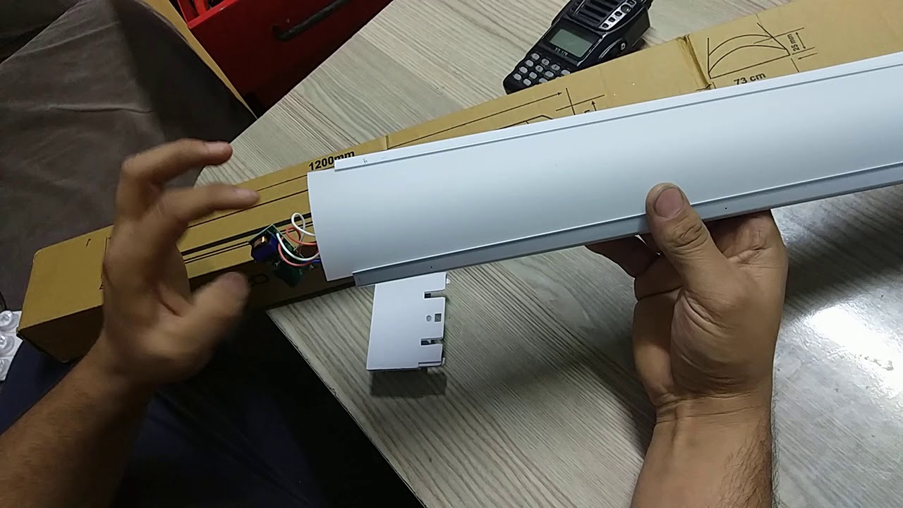 120 cm band armatür test