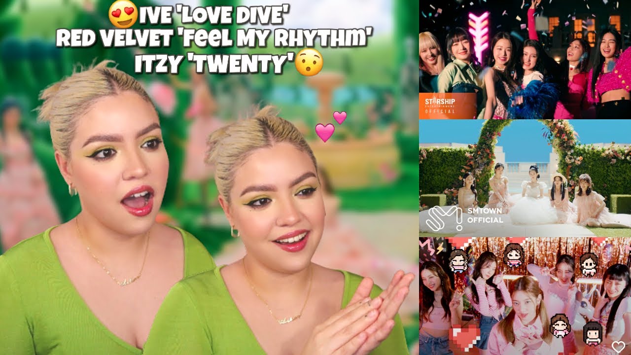 REACTING TO NEW COMEBACKS! IVE 'LOVE DIVE', RED VELVET 'FEEL MY RHYTHM' & ITZY 'TWENTY'