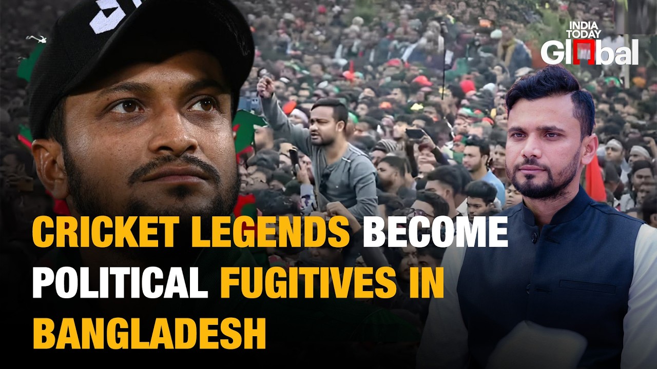 Bangladesh Cricket Stars Shakib Al Hasan and Mashrafe Mortaza Face Exile After Awami League Fall