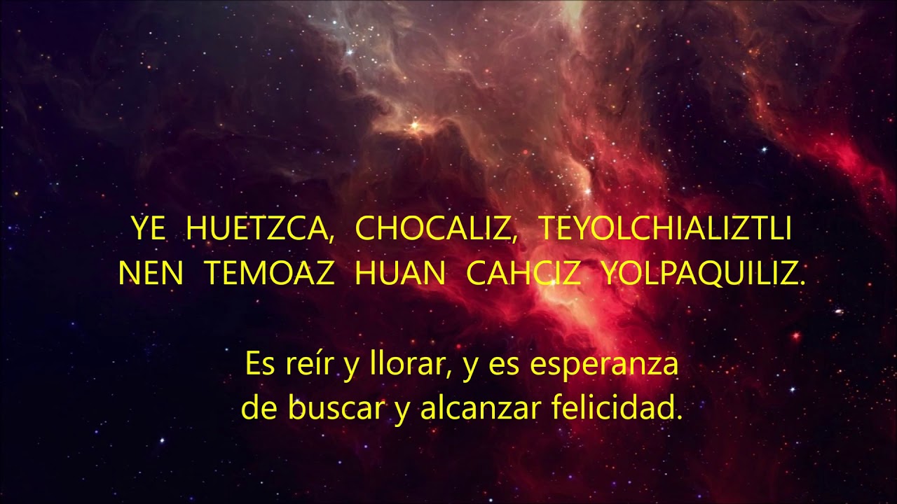 DEL DOLOR en Náhuatl. Canta Rosa María Guevara Mora. QUETZALMOYAHUA.